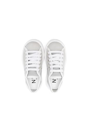 grey leather sneakers N°21 KIDS | 7706601